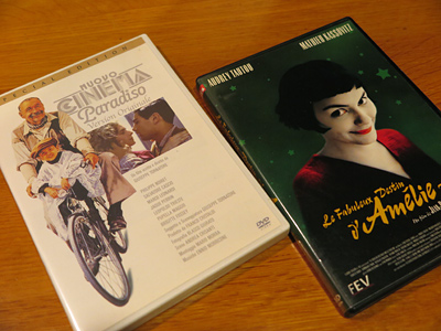 ニュー・シネマ・パラダイスとアメリのDVD